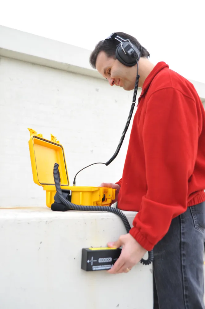 Rebarscope With Headphones