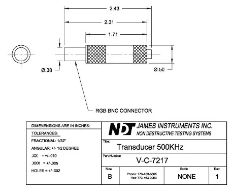 Transducer 500KHz Layout